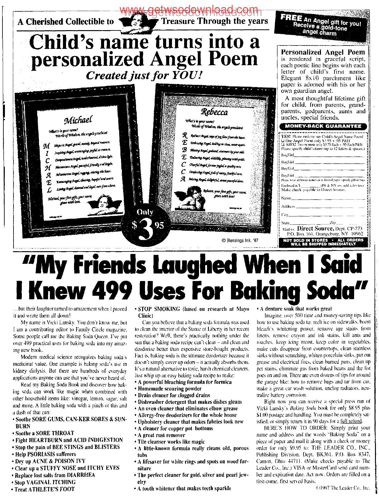 My Friends laughed When I Said I Knew 499 Uses For Baking Soda by Copyright 2010 Heritage Microfilm Inc. and Newspaperarchive.com