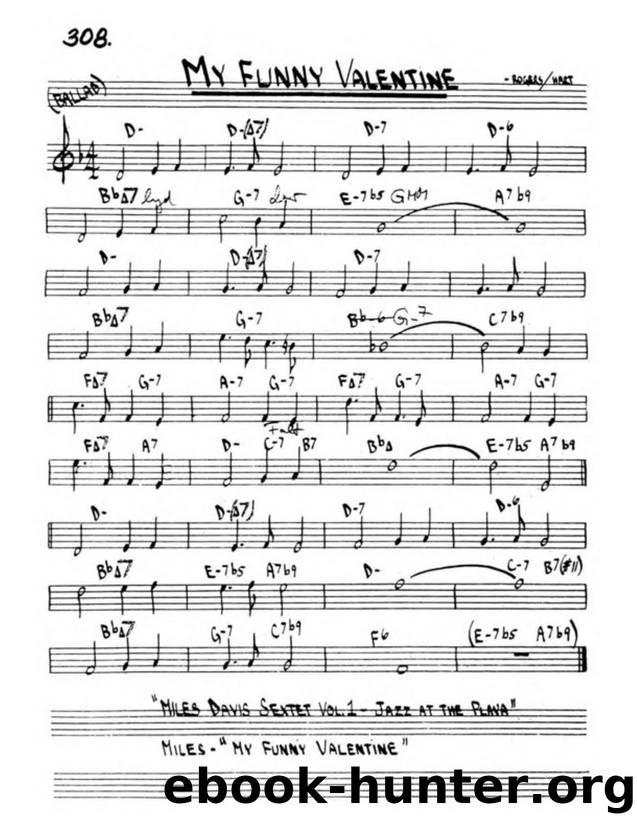 My Funny Valentine (Bb) by Unknown
