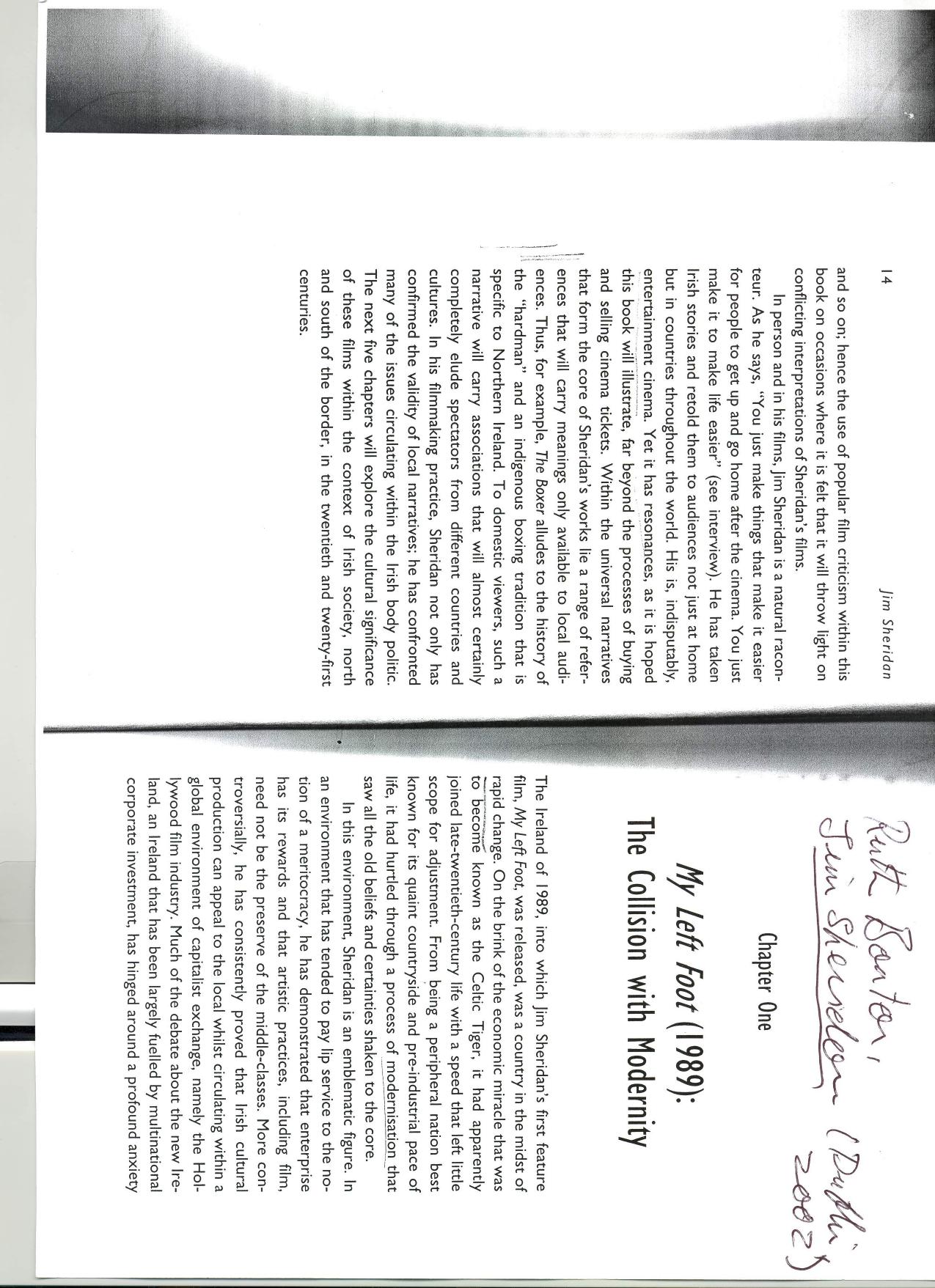 My Left Foot: The Collision with Modernity by Ruth Barton