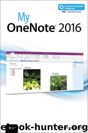 My OneNote 2016 (includes Content Update Program) (My...) by Sherry Kinkoph Gunter