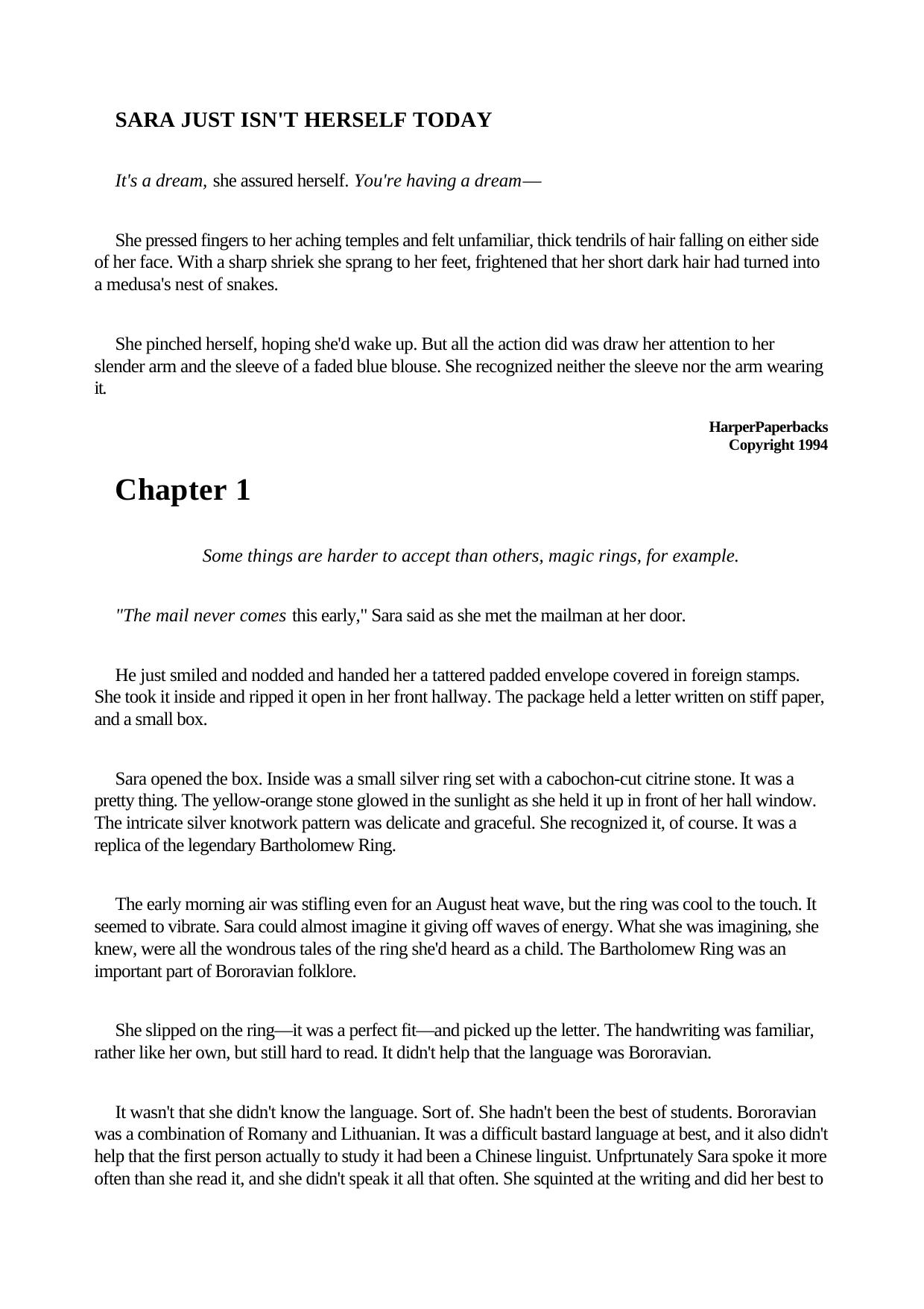 My Own True Love by Susan Sizemore