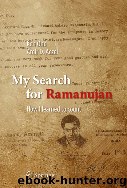 My Search for Ramanujan by Ken Ono & Amir D Aczel
