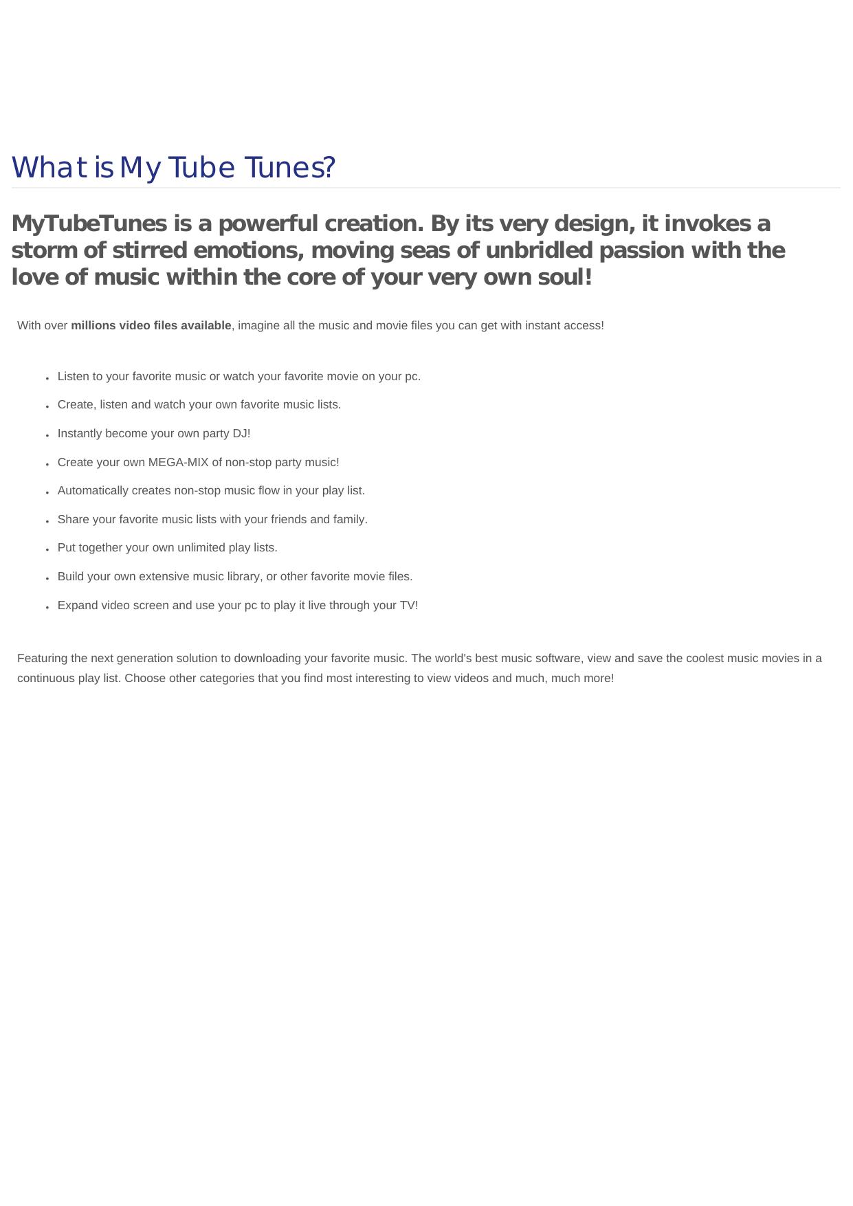 My Tube Tunes. by Best of Kuszter's Collection