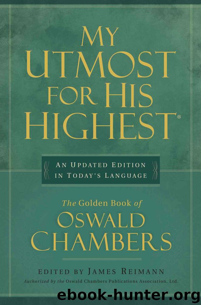 My Utmost for His Highest, Updated Edition by Oswald Chambers