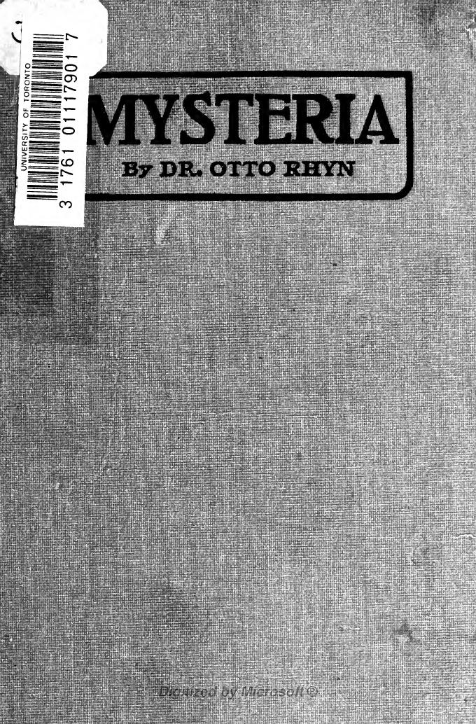 Mysteria; history of the secret doctrines and mystic rites of ancient religions and medieval and modern secret orders by Otto Henne am Rhyn; Joseph Fitzgerald