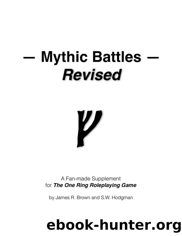 Mythic Battles Revised by Unknown