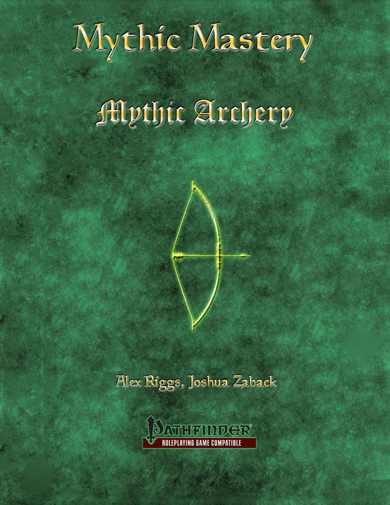Mythic Mastery by Mythic Archery
