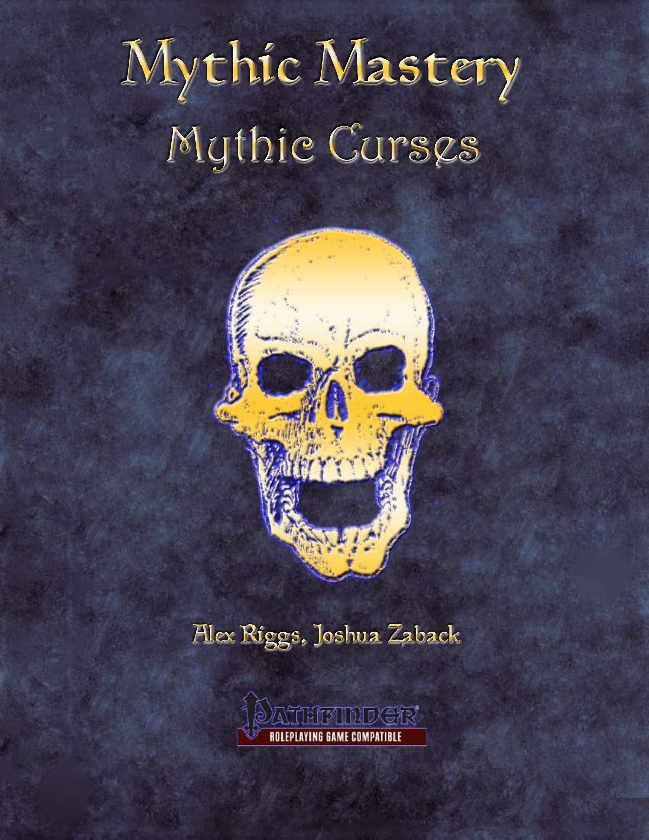 Mythic Mastery by Mythic Curses