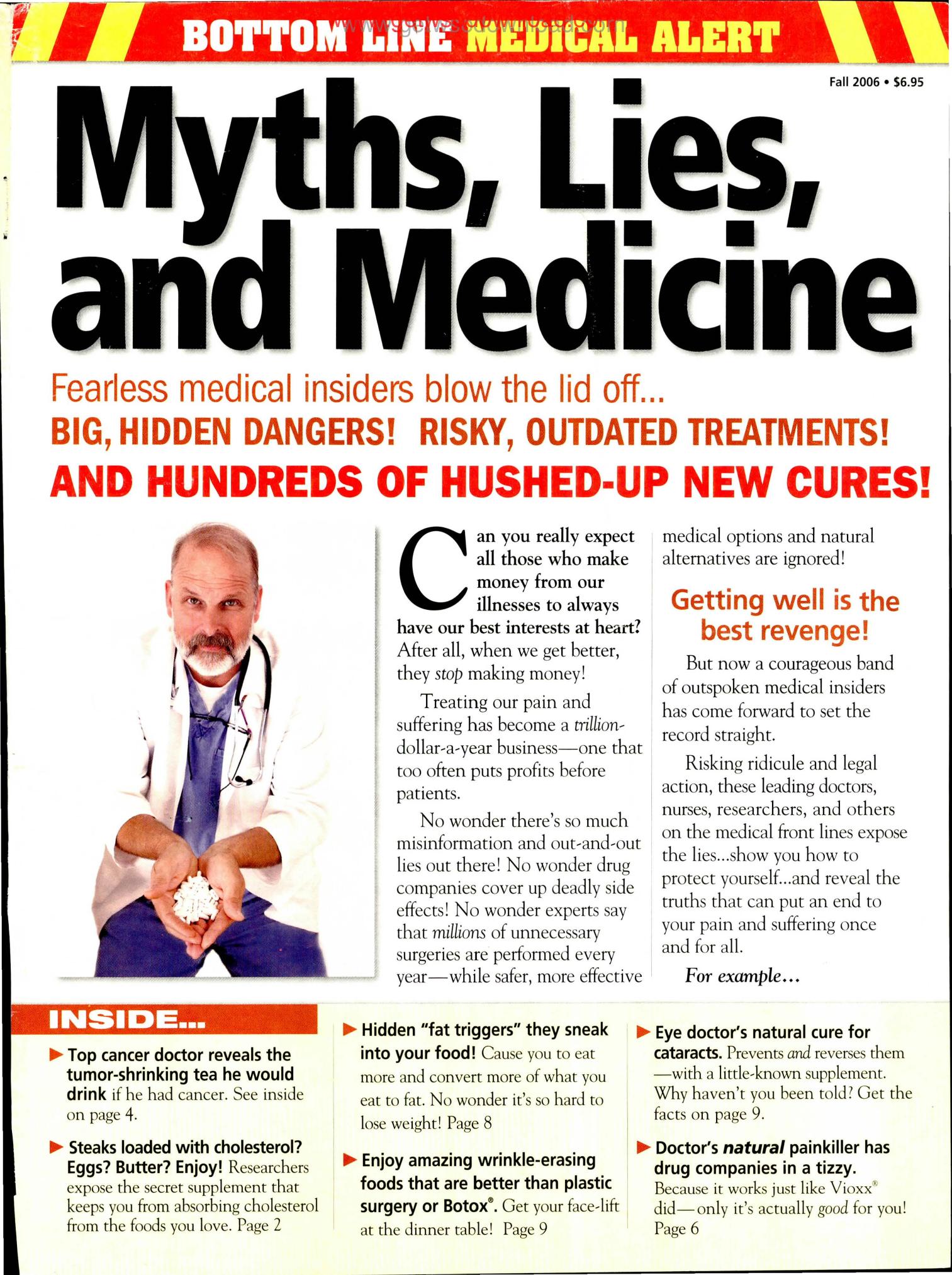 Myths Lies and Medicine by Unknown