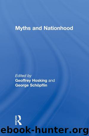 Myths and Nationhood by Unknown