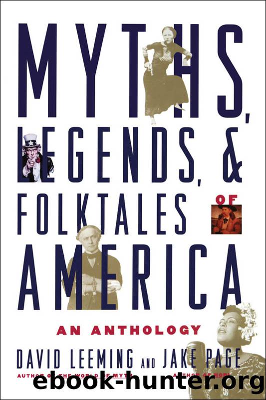 Myths, Legends, and Folktales of America by Leeming David;Page Jake; & Jake Page