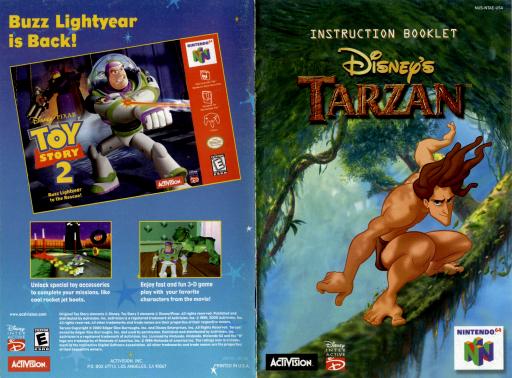N64 - Disney's TARZAN Instruction Booklet by TheValeman