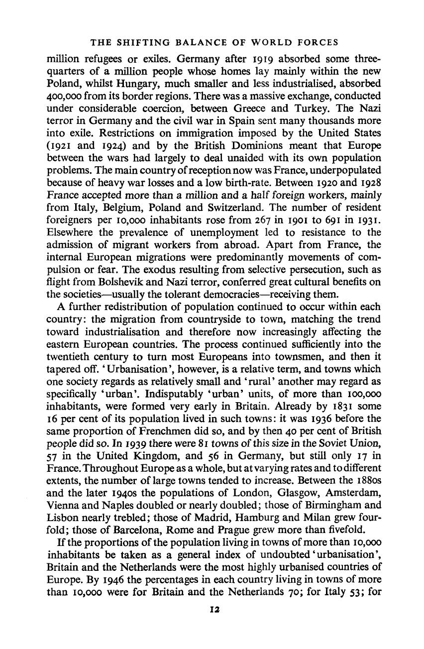 NC Modern History 12. The Shifting Balance of World Forces 1898-1945 by Unknown