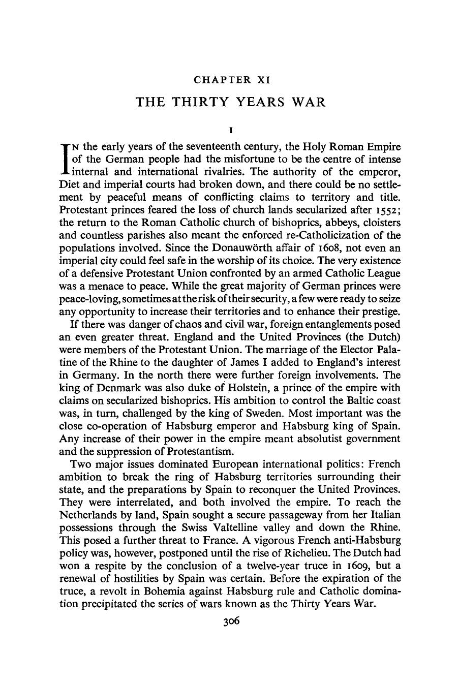 NC Modern History 4. Decline of Spain & 30 Years War 1609-59 by Unknown