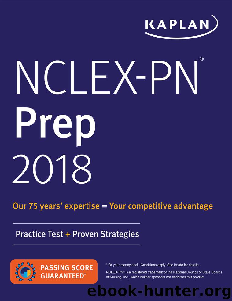 NCLEX-PN Prep 2018 by Kaplan Nursing