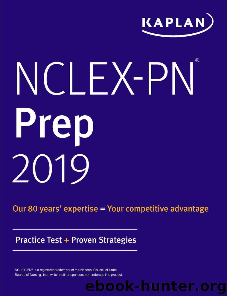 NCLEX-PN Prep 2019 by Kaplan Nursing