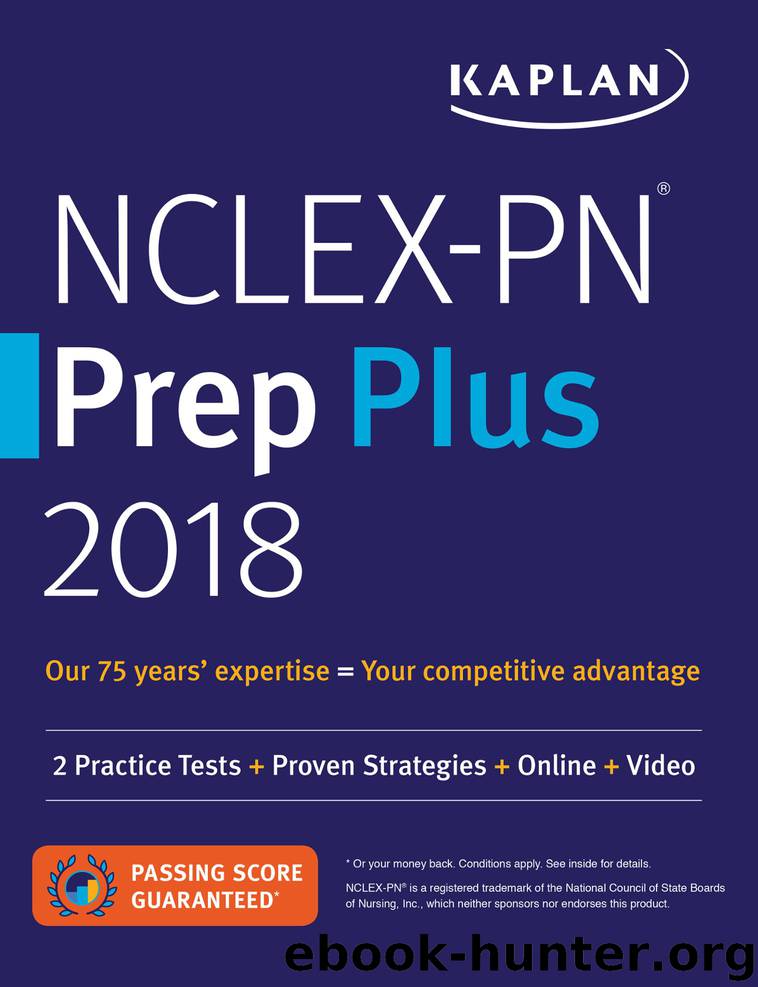 NCLEX-PN Prep Plus 2018 by Kaplan Nursing
