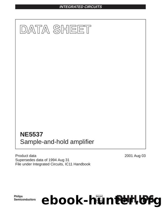 NE5537 Sample-and-hold amplifier by Philips Semiconductors