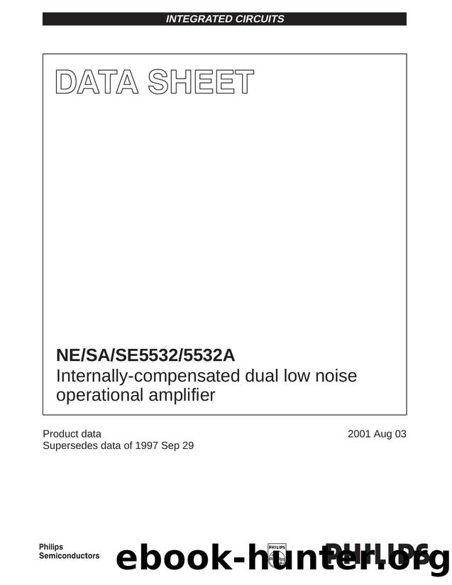 NESASE55325532A Internally-compensated dual low noise operational amplifier by Philips Semiconductors