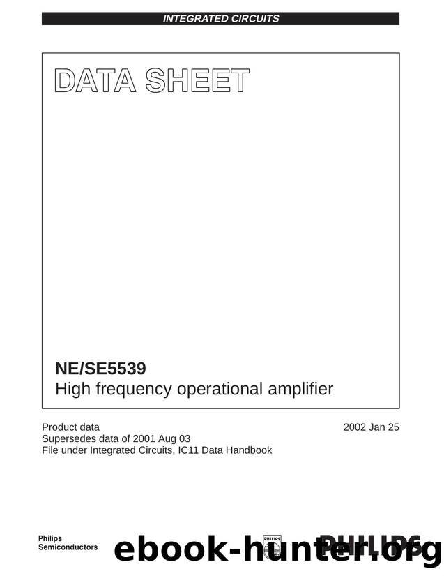 NESE5539 High frequency operational amplifier by Philips Semiconductors