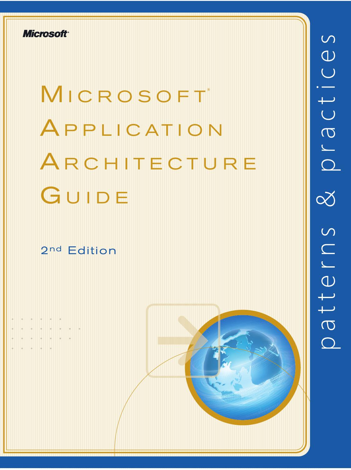 NET application architecture guide by Microsoft Patterns & Practices Team