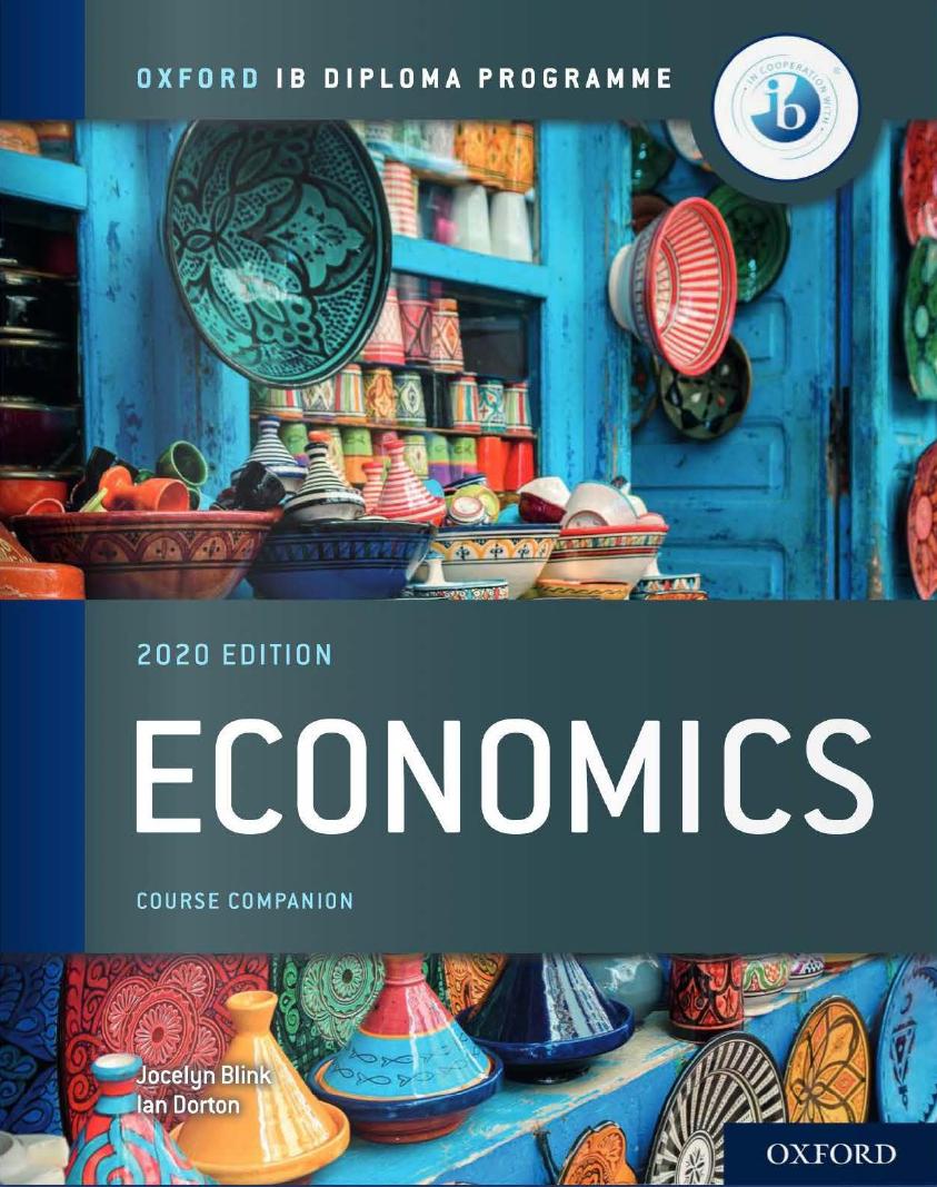 NEW Economics Course Book 2020 Edition by Jocelyn Blink Ian Dorton