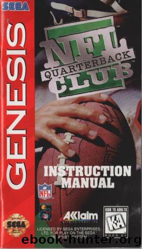 NFL Quarterback Club (W) [!]-manual by Unknown