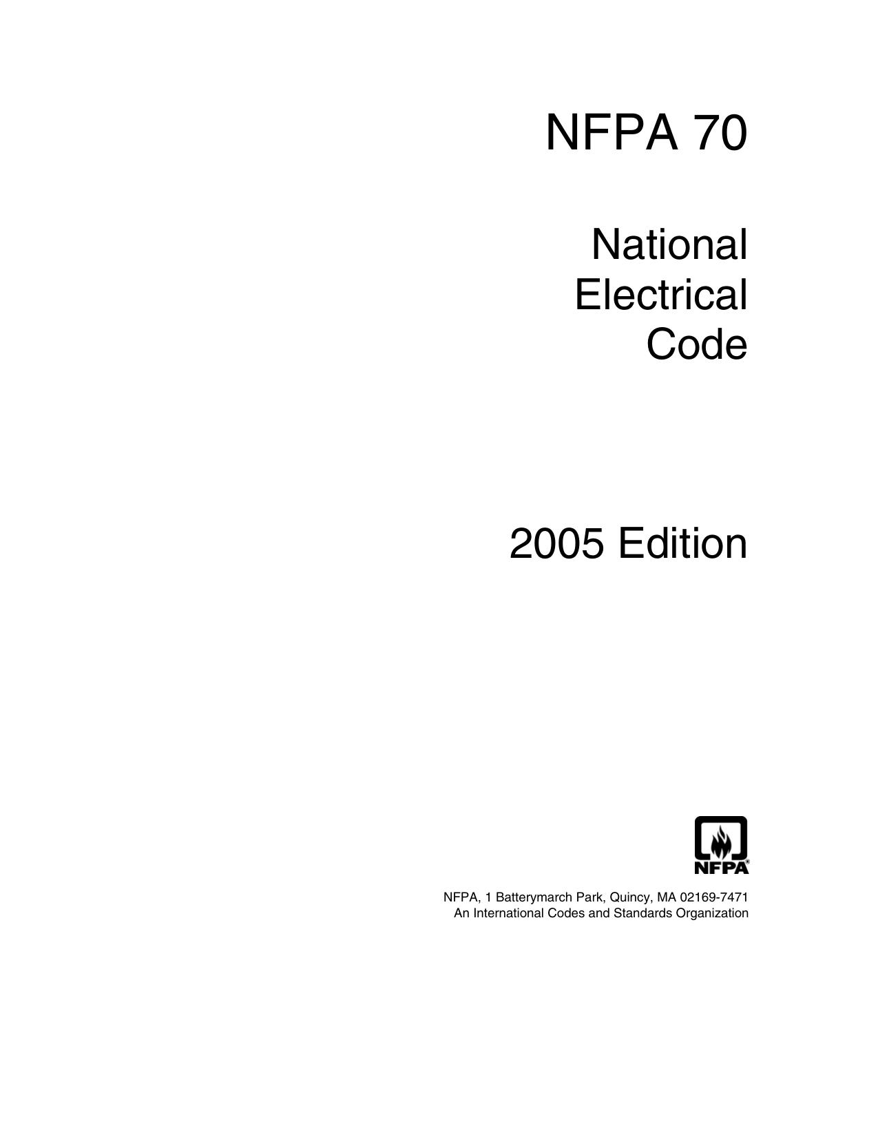NFPA 70 - (NEC - National Electrical Code) by National Fire Protection Association (NFPA)