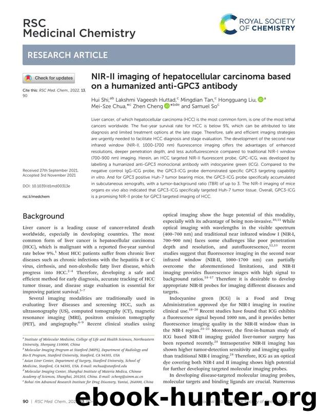 NIR-II imaging of hepatocellular carcinoma based on a humanized anti-GPC3 antibody by unknow