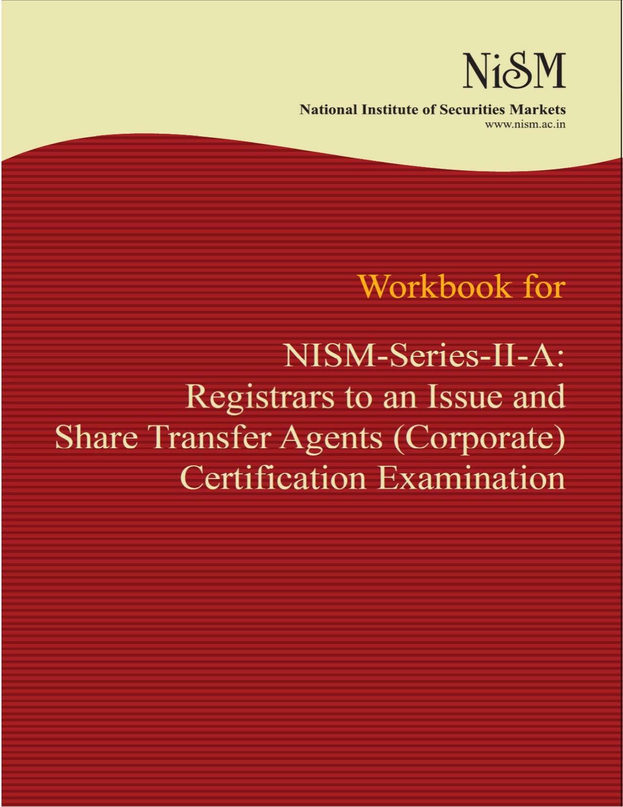 NISM-SERIES-II-A--REGISTRAR-TO-AN-ISSUE-EXAM by nismadmin