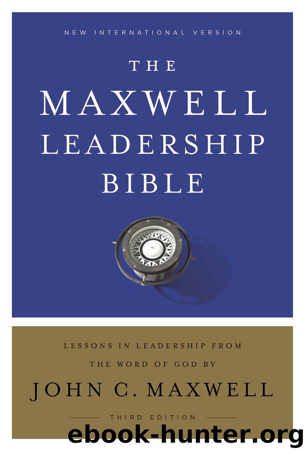 NIV, Maxwell Leadership Bible, Ebook by John C. Maxwell & John C. Maxwell