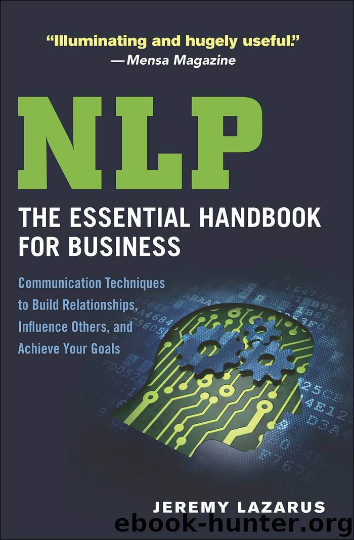 NLP: The Essential Handbook for Business by Jeremy Lazarus