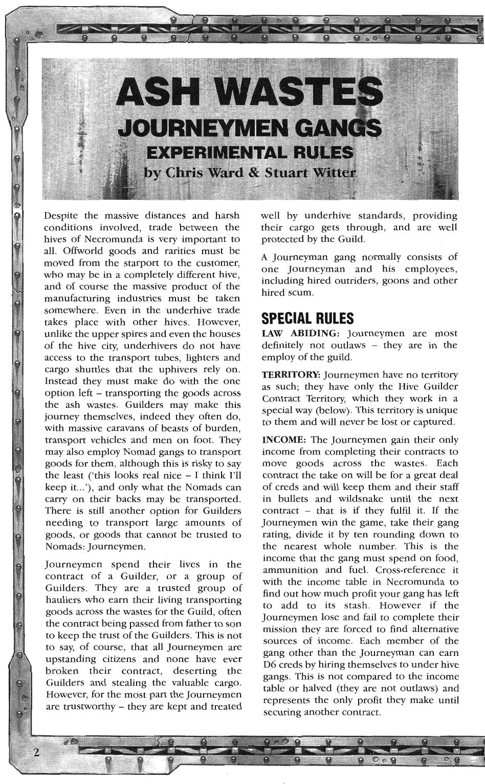 NM 08 Ash Wastes Journeymen Gangs by Unknown