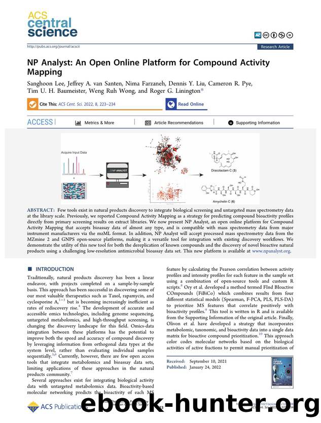 NP Analyst: An Open Online Platform for Compound Activity Mapping by unknow