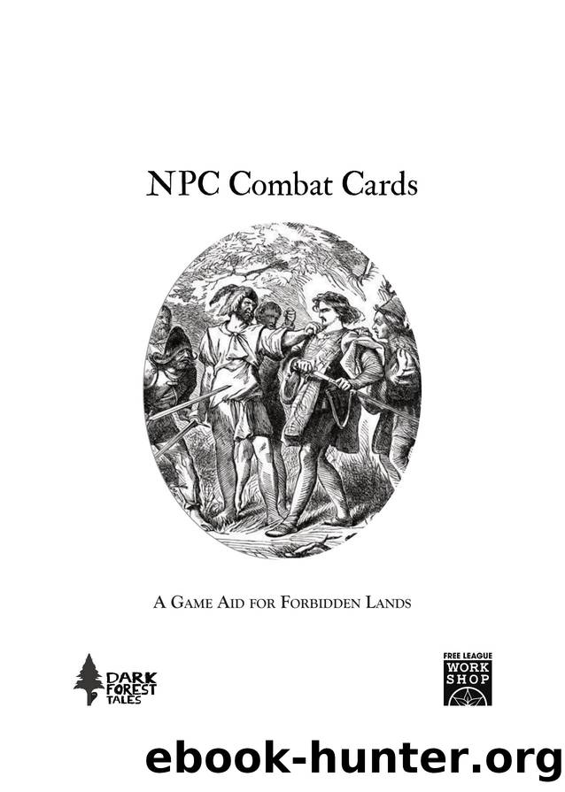 NPC Combat Cards by Unknown