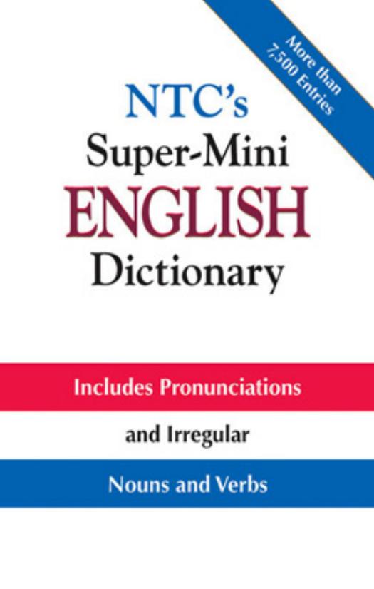 NTC's Super-mini English Dictionary (McGraw-Hill)(2002) by Unknown