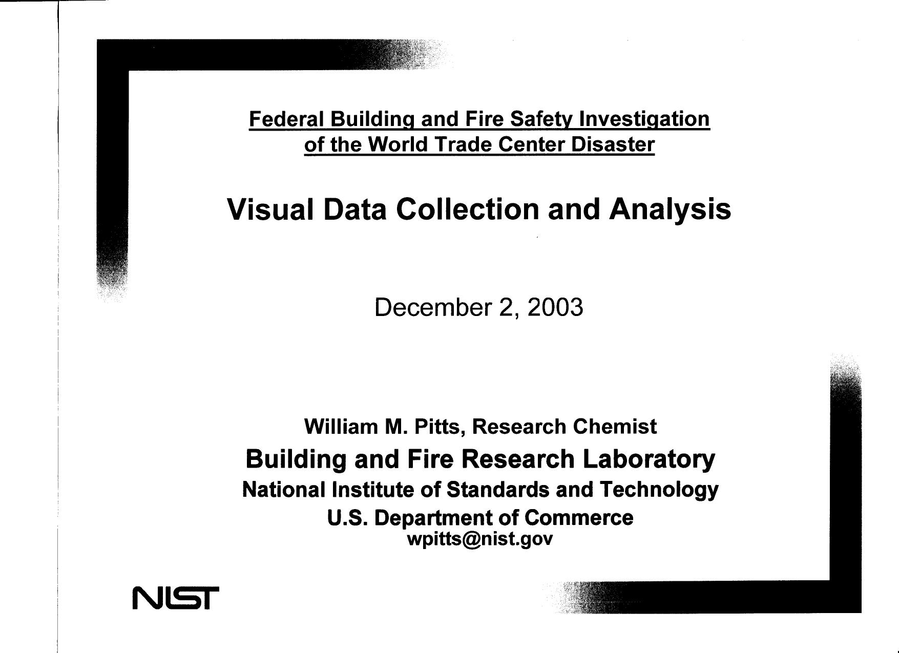NY B4 NIST Timelines Fdr- Visual Data Collection and Analysis 383 by Unknown