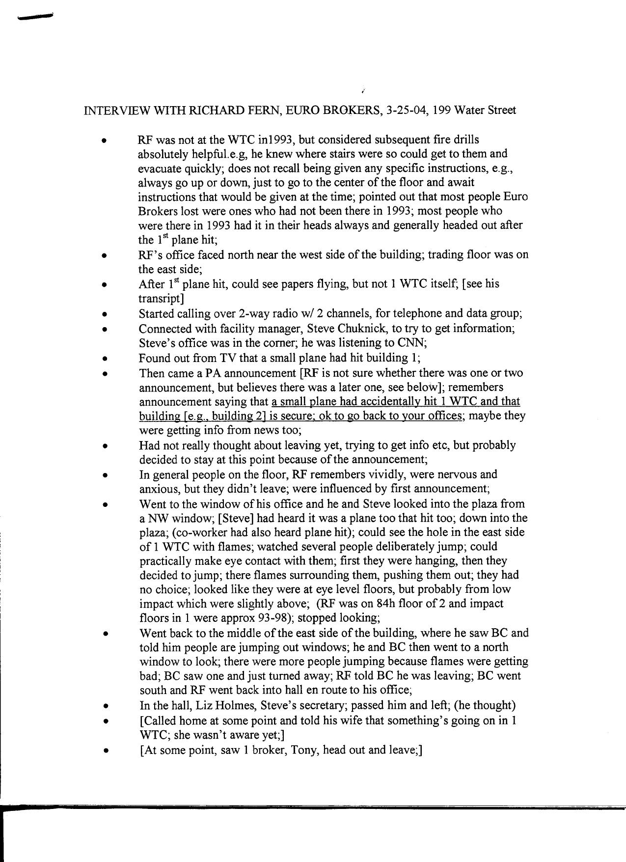 NY B8 Economic Impact Fdr- Interview- 3-25-04 Richard Fern- Euro Brokers- w Account in Technology Shoppe (1st pg for reference) 416 by Unknown
