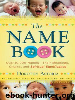 Name Book, The: Over 10,000 Names--Their Meanings, Origins, and Spiritual Significance by Astoria Dorothy