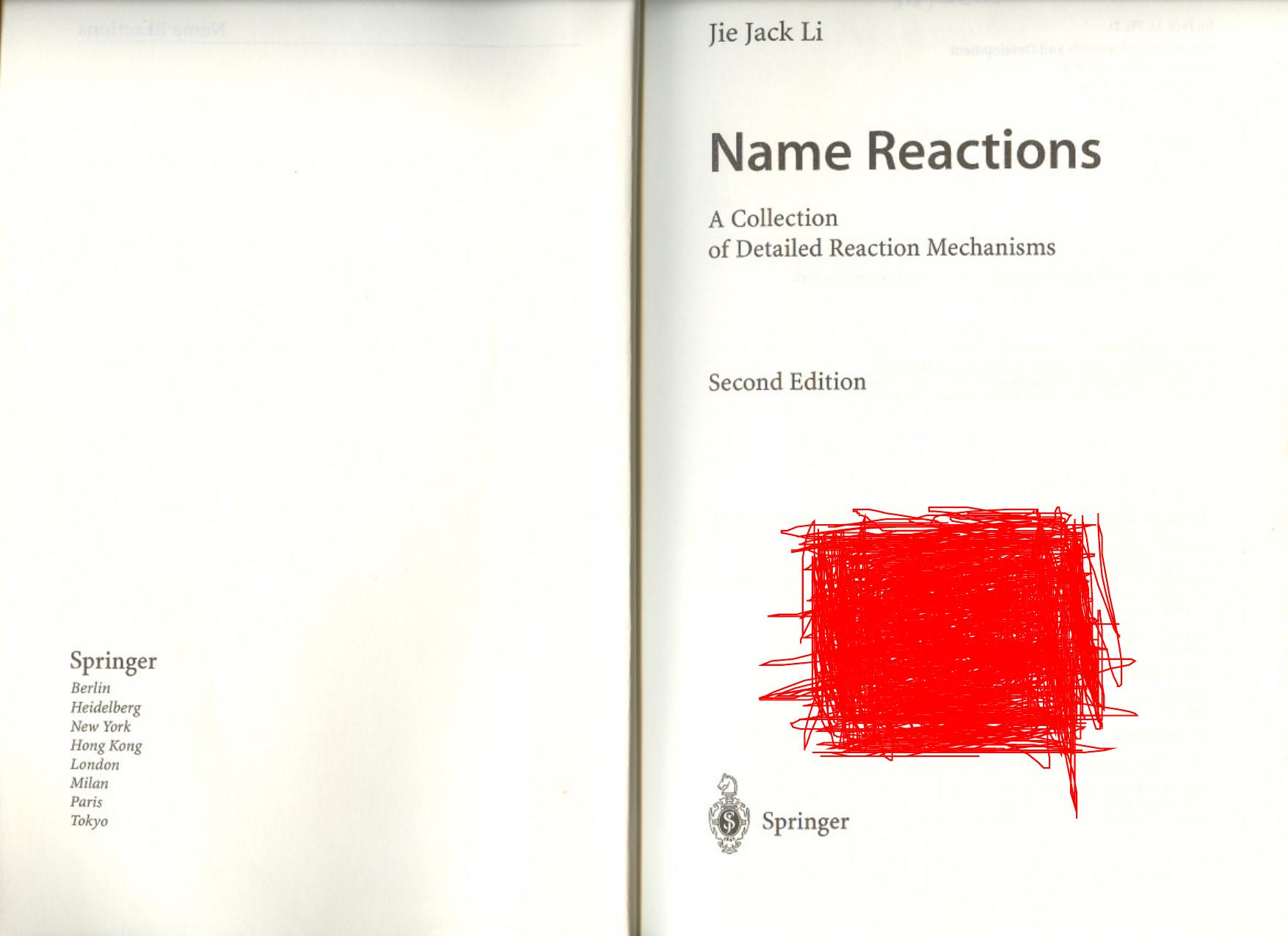 Name Reactions A Collection of Detailed Reaction Mechanisms by Unknown