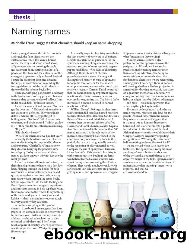 Naming names by Michelle Francl