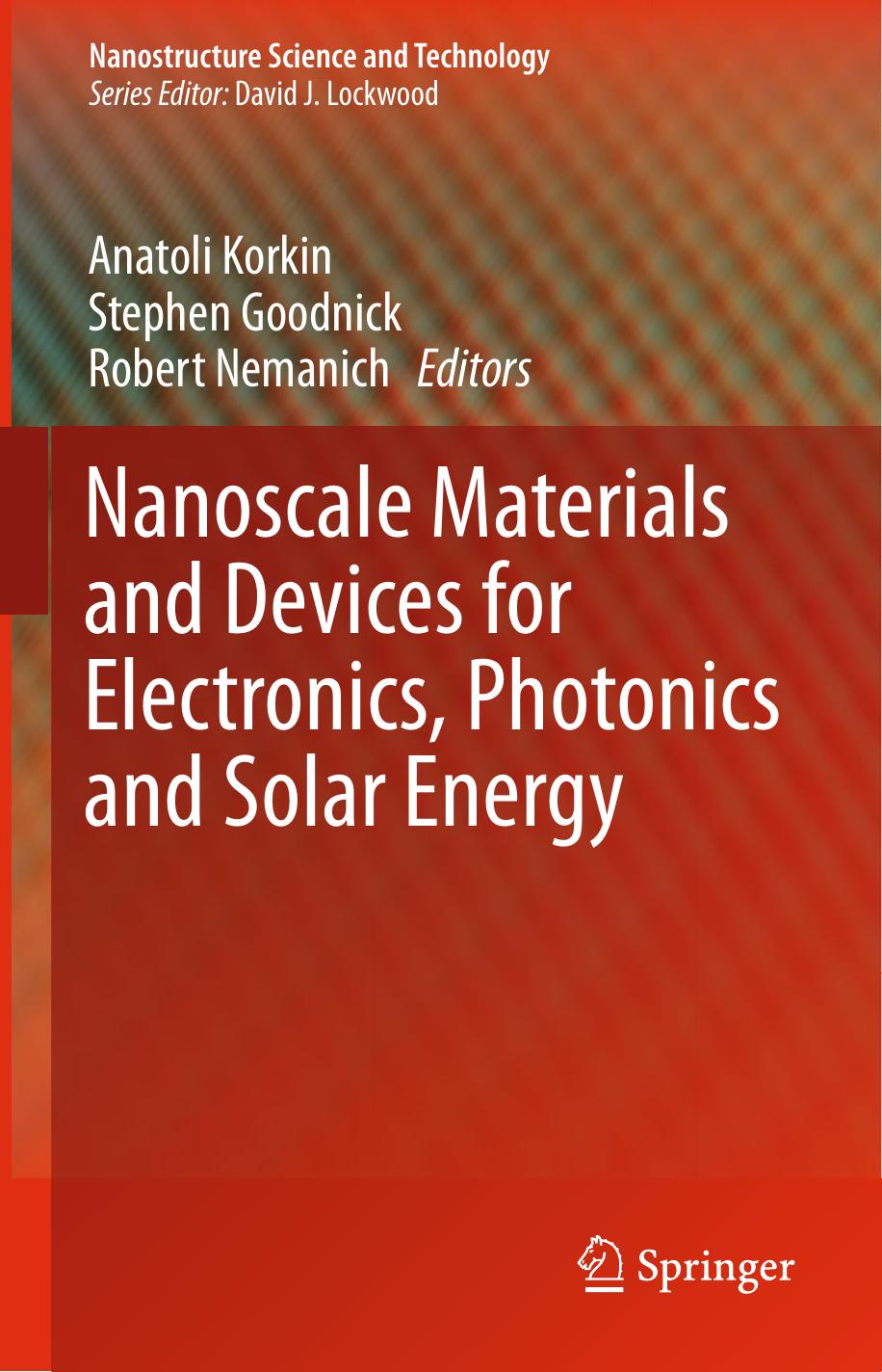 Nanoscale Materials and Devices for Electronics, Photonics and Solar Energy (2015) by Unknown