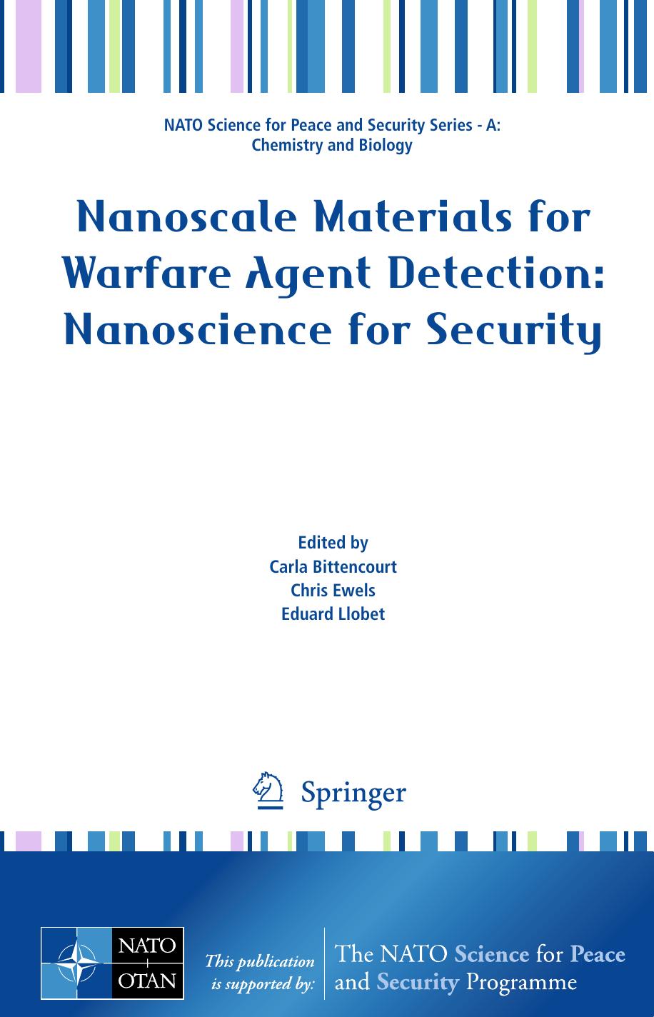 Nanoscale Materials for Warfare Agent Detection: Nanoscience for Security by Carla Bittencourt Chris Ewels Eduard Llobet
