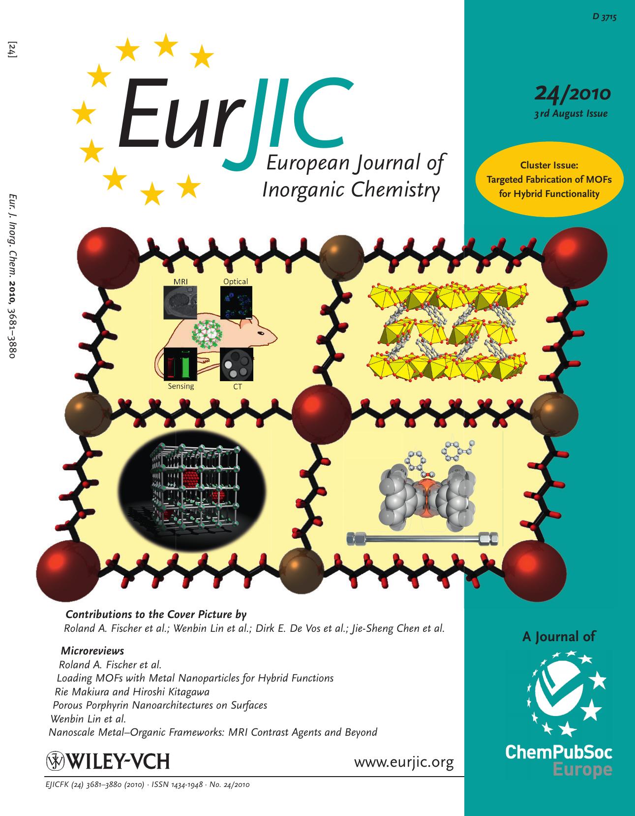 Nanoscale MetalOrganic Frameworks: MRI Contrast Agents and Beyond by Unknown