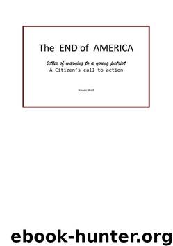 Naomi Wolf by The End of America