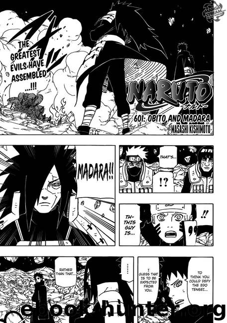 Naruto 601 by Masashi Kishimoto