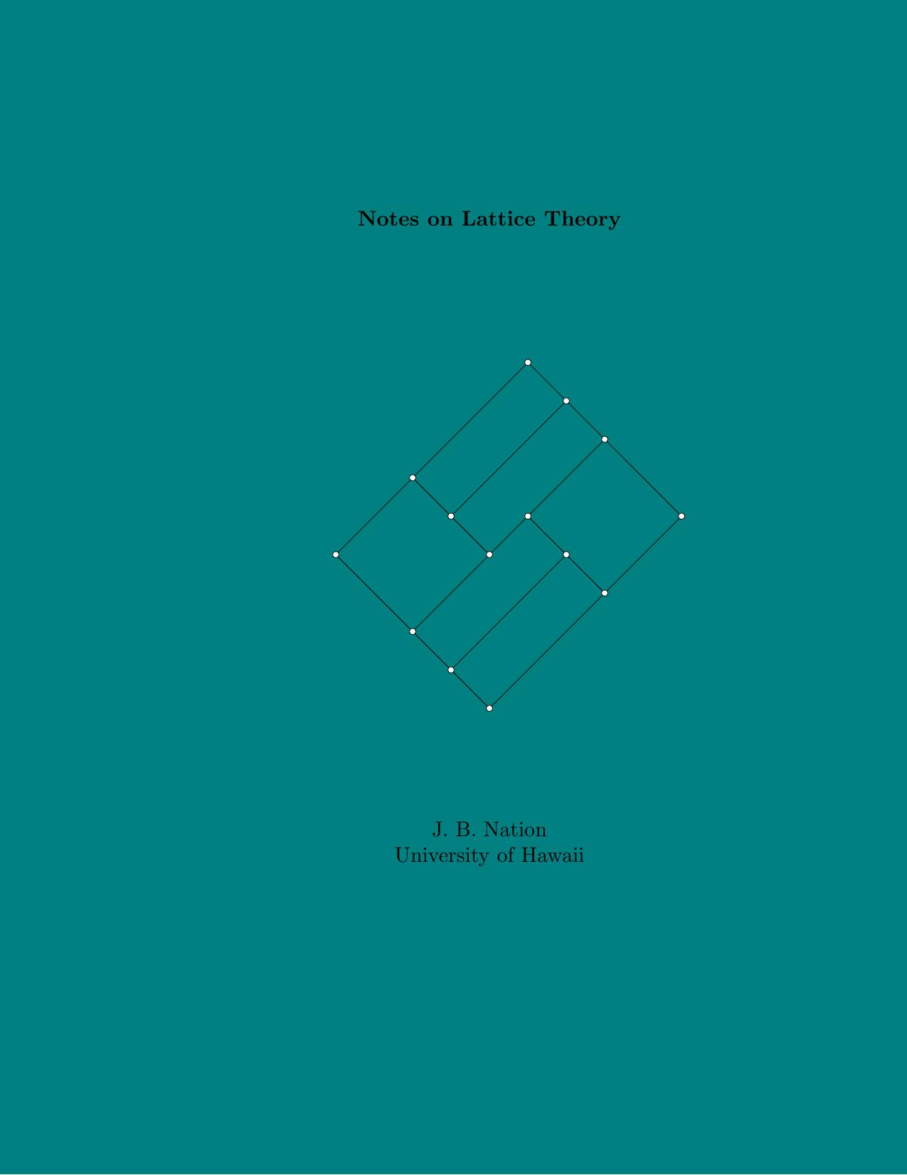 Nation J. Notes on Lattice Theory by Unknown