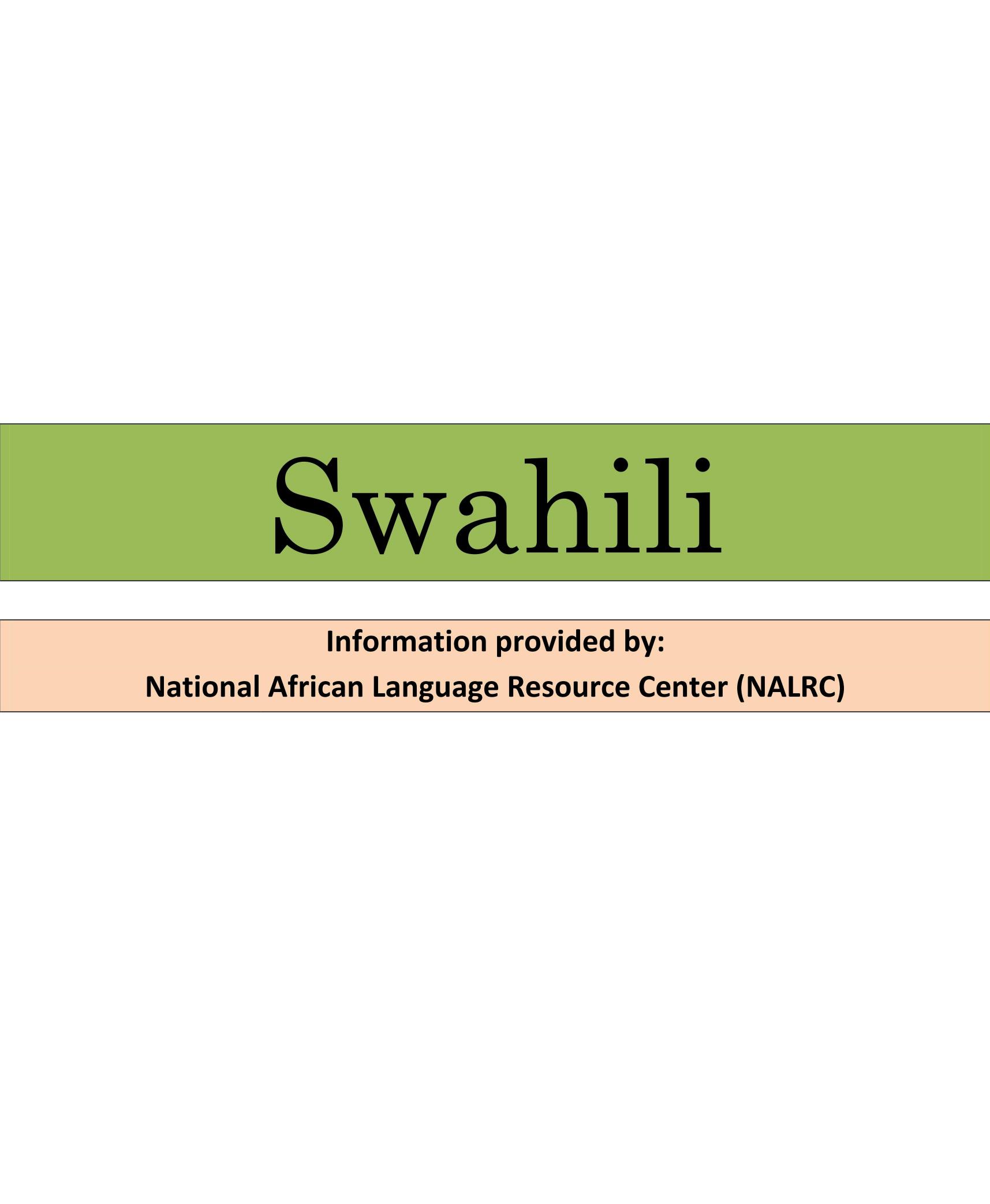 National African Language Resource Center (NALRC) by Unknown