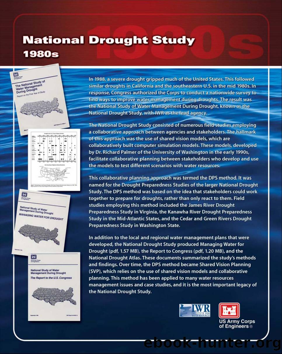 National Drought Study by U.S. Army Corps of Engineers