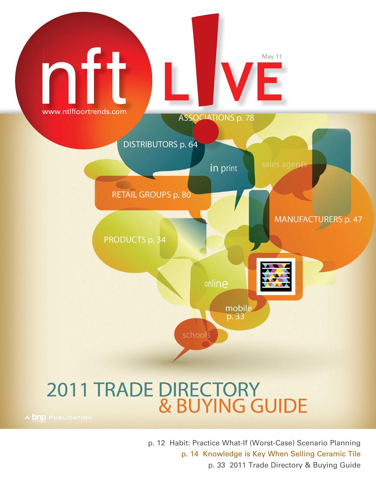 National Floor Trends May 2011 by Jeff Golden
